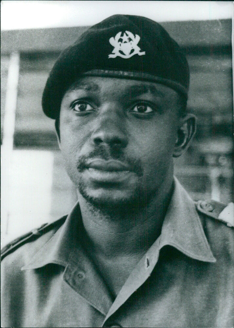 Ghanaian Leaders: MAJOR K. B. AGBO Commissioner for the Ministry of Labour, Social Welfare and Co-operatives. - Vintage Photograph