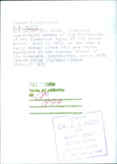 G.A. ALIEV OPS Geidar Ali Aliev, Alternate (candidate) member of the Politbureau of the Communist Party of the Soviet Union. - Vintage Photograph