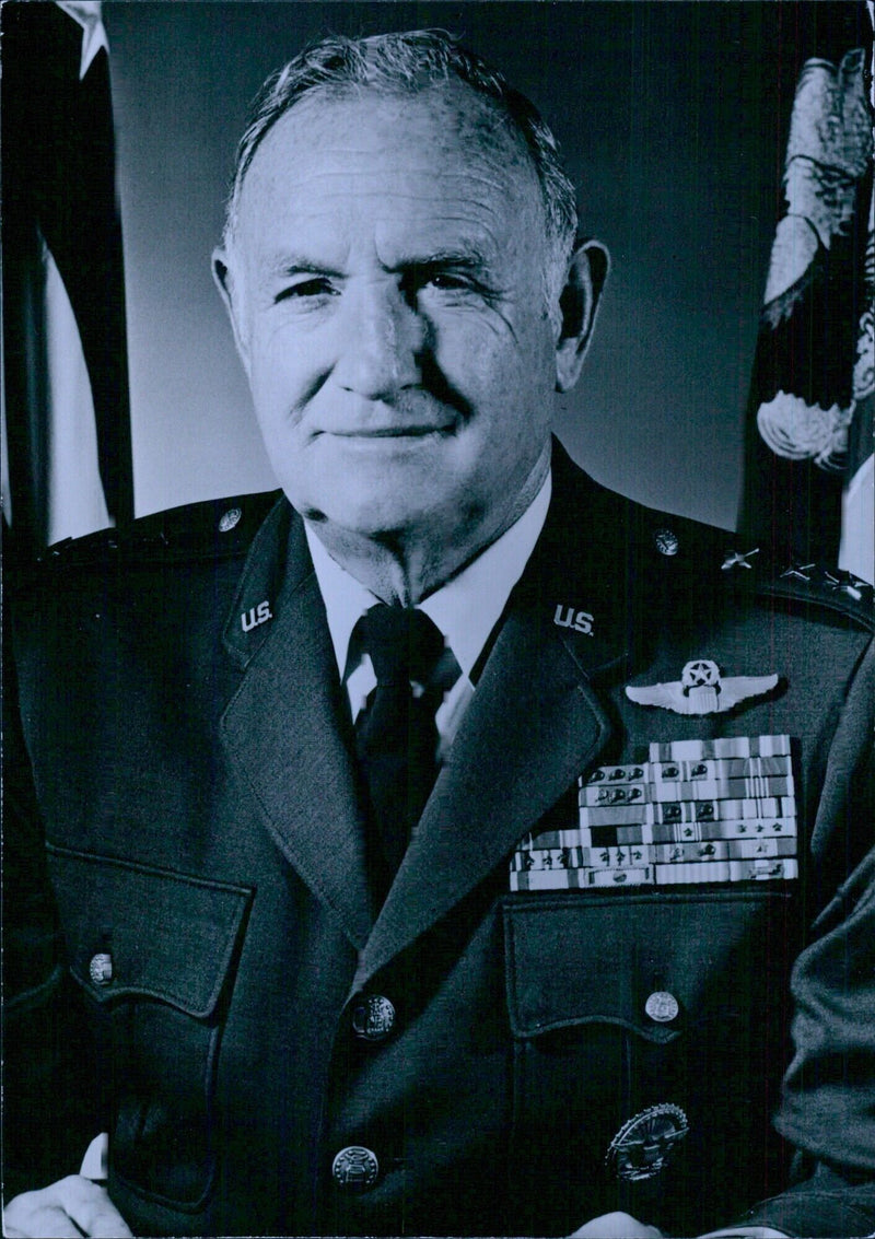 Lt.-Gen. Davo I. Brett of the U.S. Air Force - Vintage Photograph