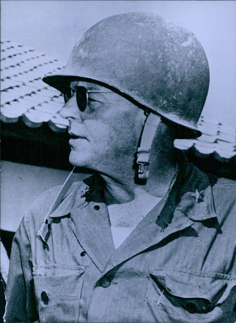 DUS American Service Chiefs BRIGADIER GENERAL JOHN S. BRADLEY A U.S. Field Commander in Korea. - Vintage Photograph