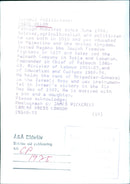 YIGAL ALLON - Israeli Politician - Vintage Photograph