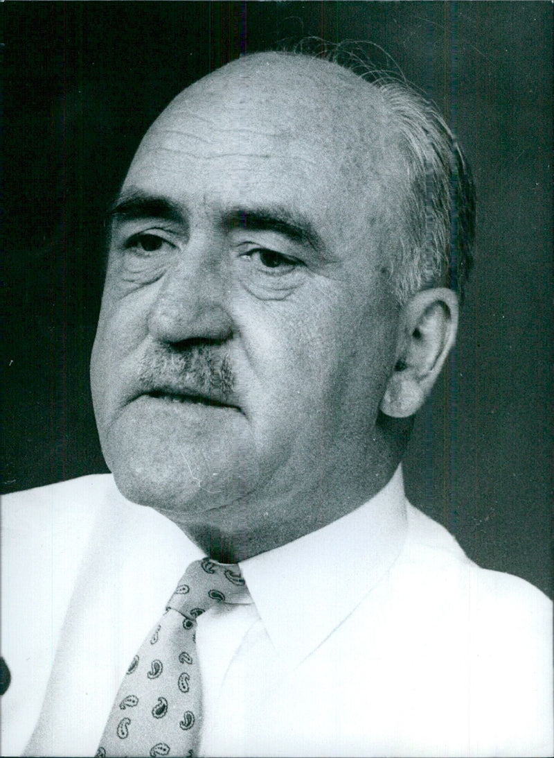 Frank Aiken, Eire's Minister for External Affairs in Stockholm, Sweden. - Vintage Photograph