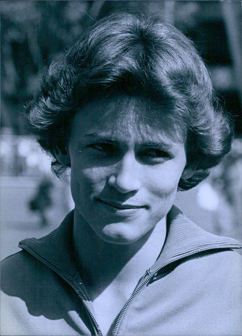 Christine Brehmer - Atleta de Alemania Oriental - Vintage Photograph