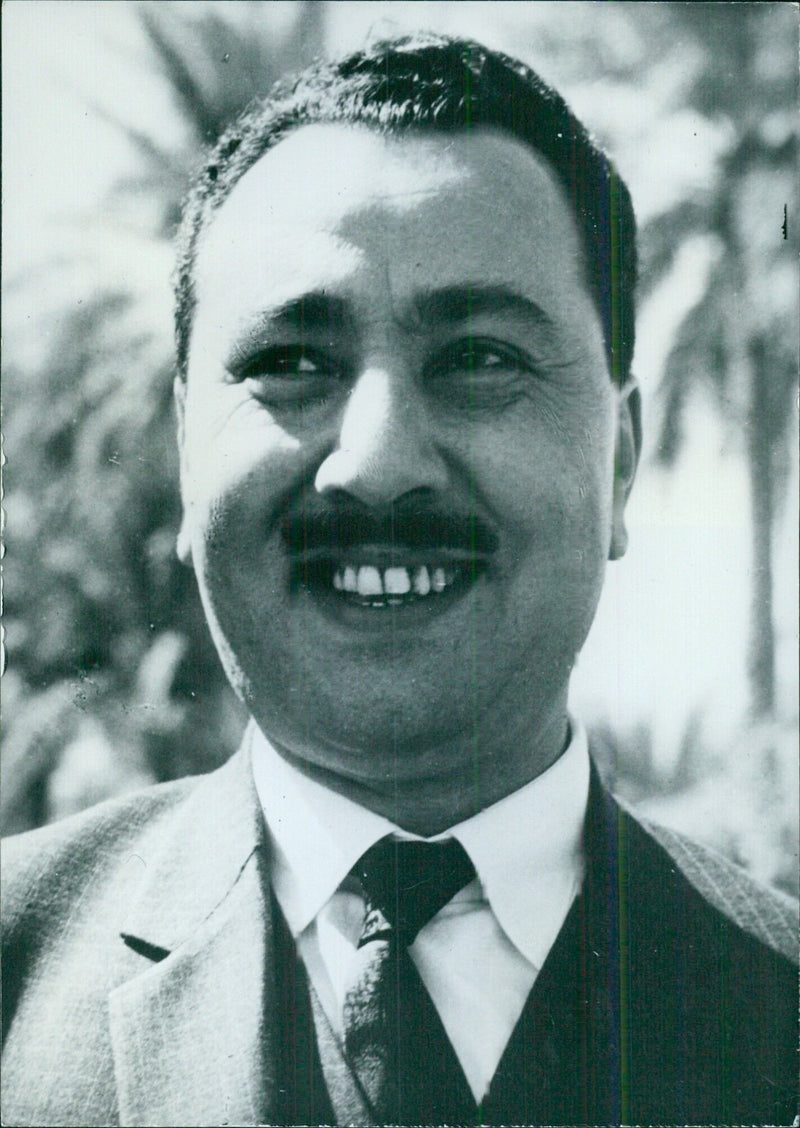 Iraqi Politicians: ABDUL SATTAR AL-JAWARI Minister of Education in the Iraq Government following the overthrow of the Ba'ath Socialists in 1963 - Vintage Photograph