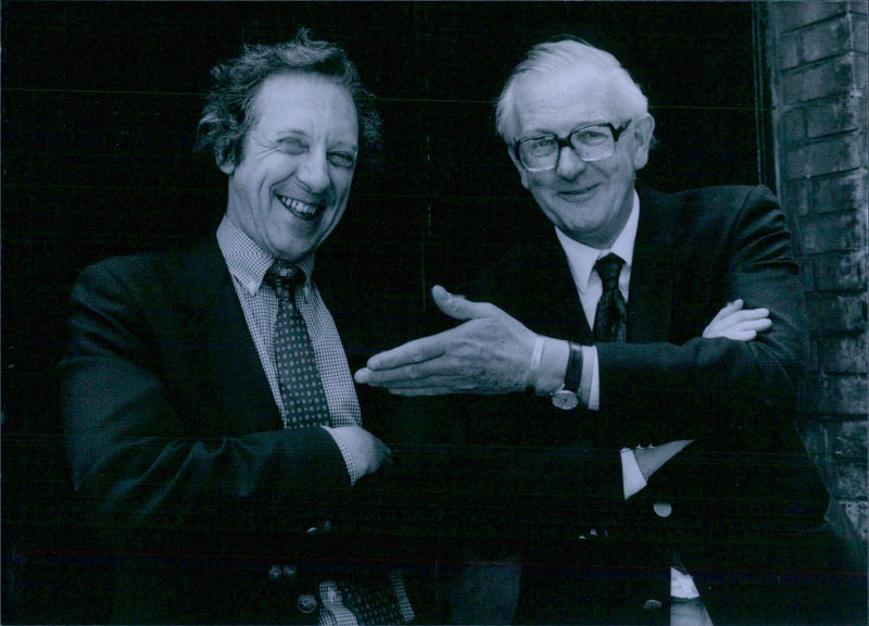 British Writers: MALCOLM BRADBURY & TOM SHARPE - Vintage Photograph