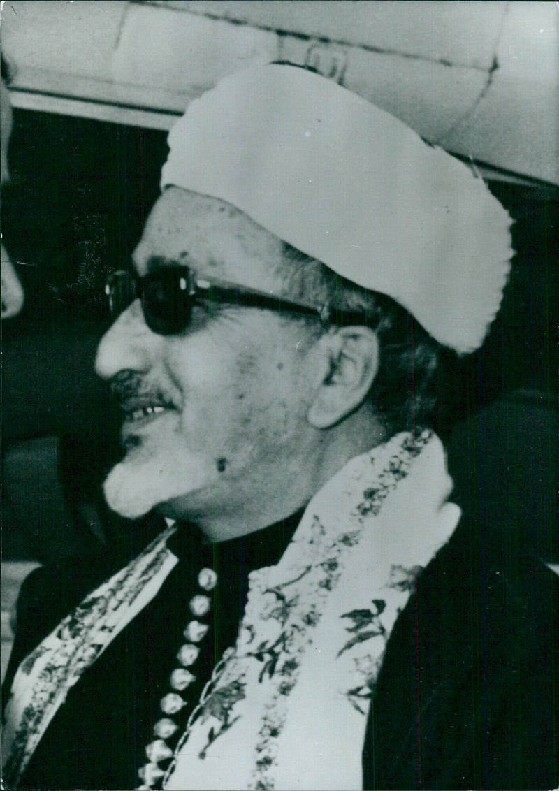 President Abdul Rahman Al-Iriani of the Republic of Yemen - Vintage Photograph