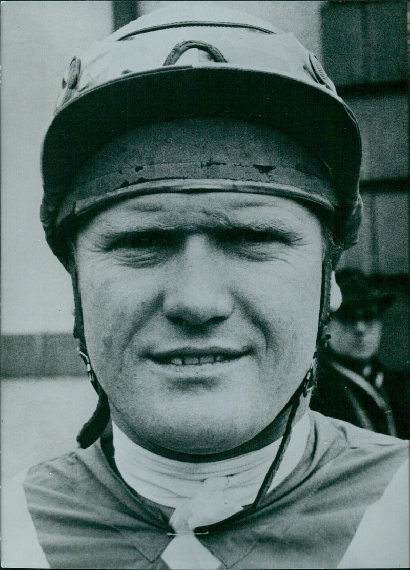 British Jockey Terry Biddlecombe - Vintage Photograph