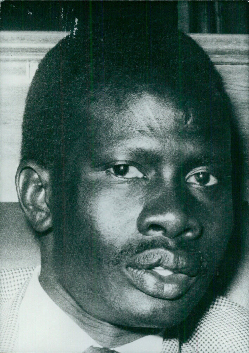 Sudanese politician Abel Alier, Minister of Supply and Internal Trade since May 1969. - Vintage Photograph