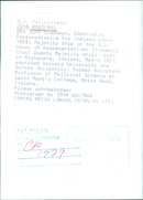 JOHN BRADEMAS OPS - Vintage Photograph