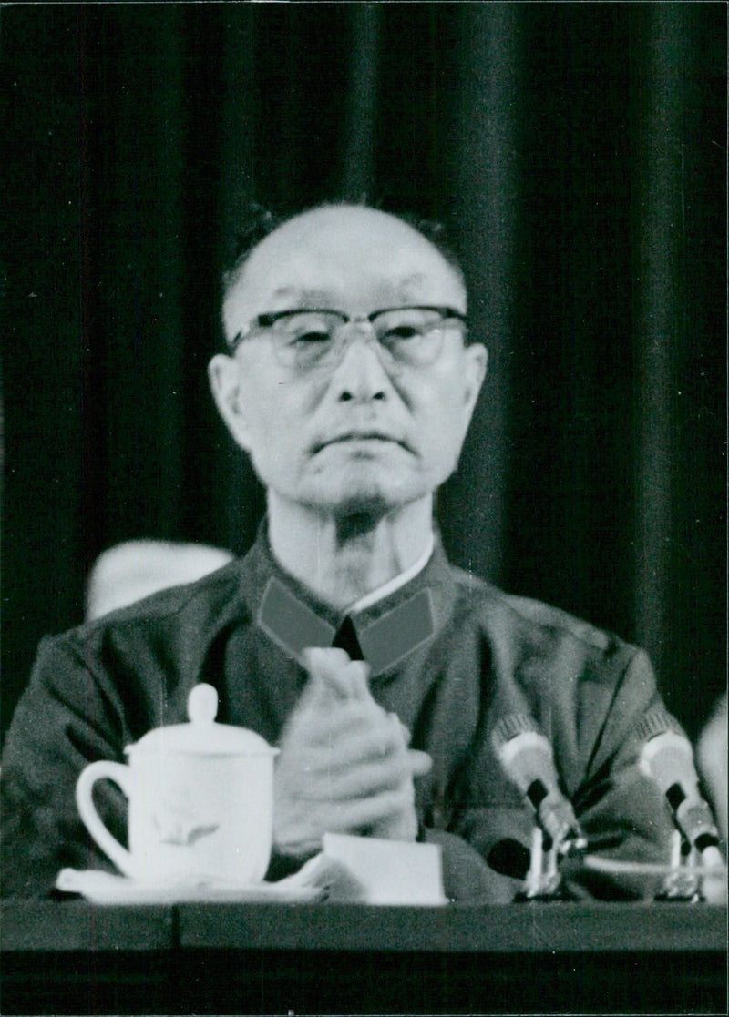 Chinese Vice-Premier Zhang Aiping - Vintage Photograph