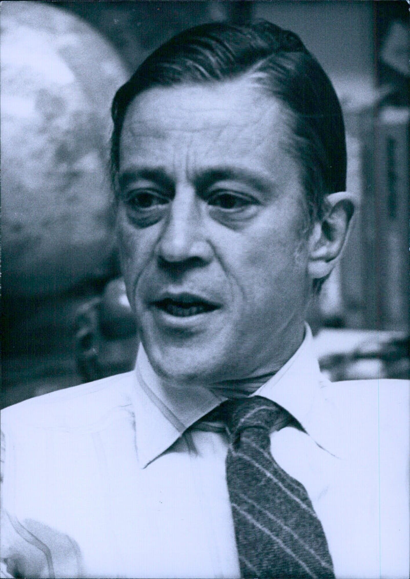 BENJAMIN BRADLEE, Managing Editor of the "Washington Post" - Vintage Photograph