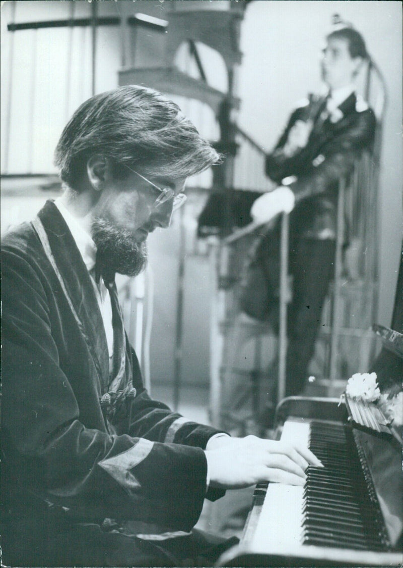 Clifford De Bevan, Pianist in the British Jazz Dance Band - Vintage Photograph