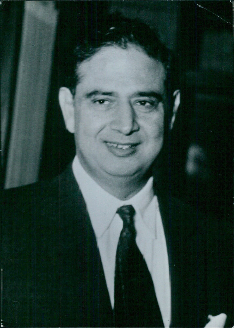 Syed Amjad Ali - Minister for Finance Republic of Pakistan - Vintage Photograph