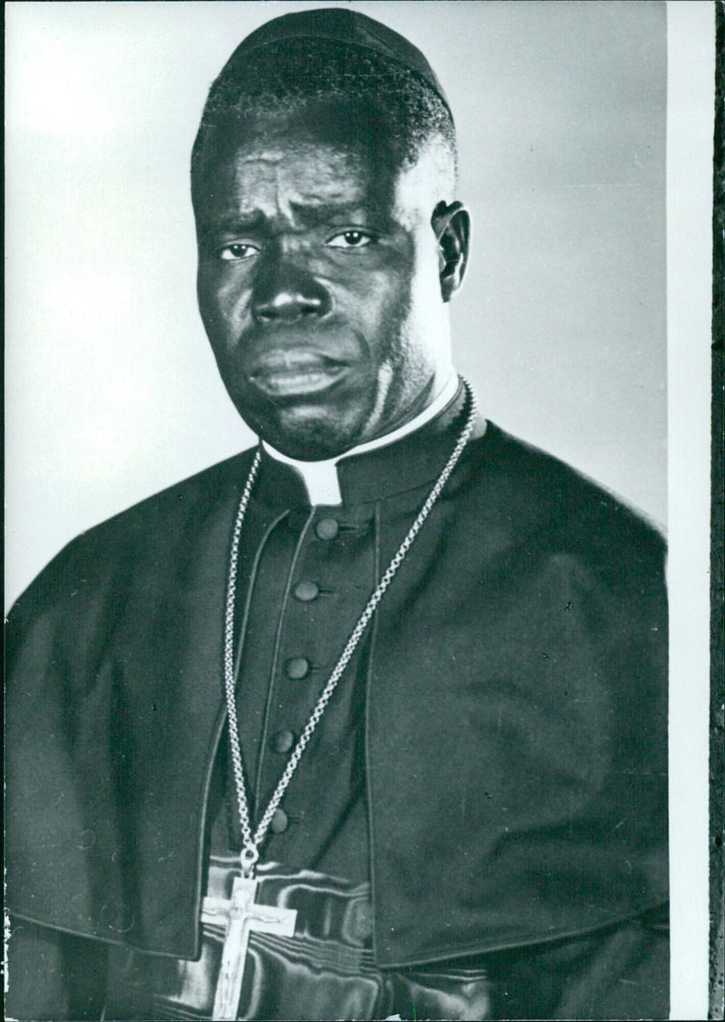 Cardinal Emile Biayenda, Roman Catholic Archbishop of Brazzaville - Vintage Photograph