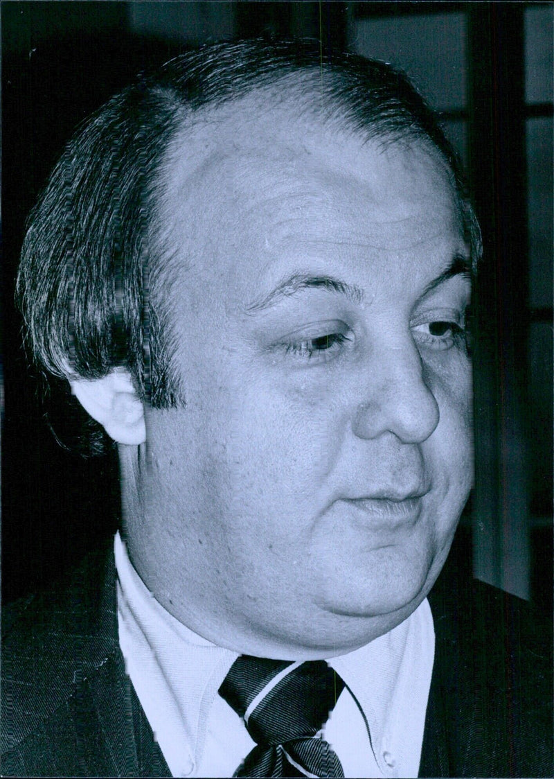 JAMES BRADY OPS White House Press Secretary James Brady, seriously wounded in assassination attempt on President Ronald Reagan - Vintage Photograph