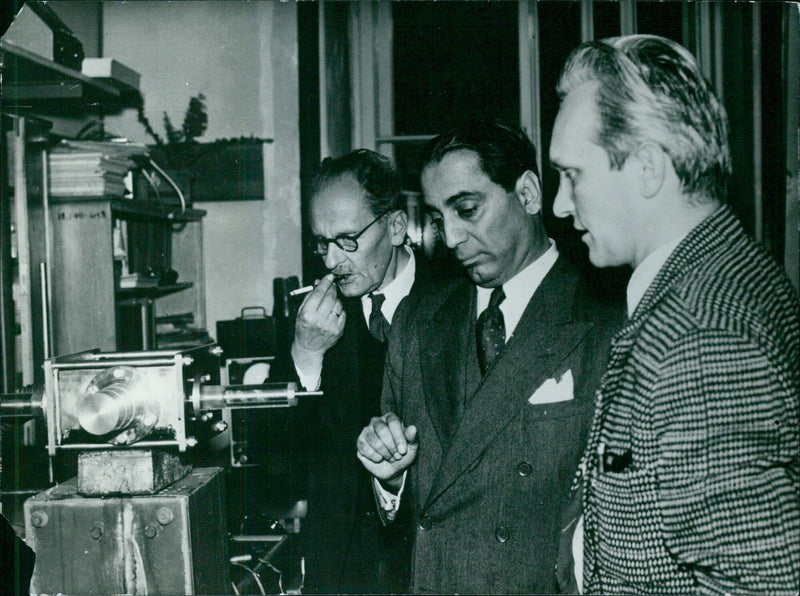 Indian Atom Scientist Visits Poland - Vintage Photograph