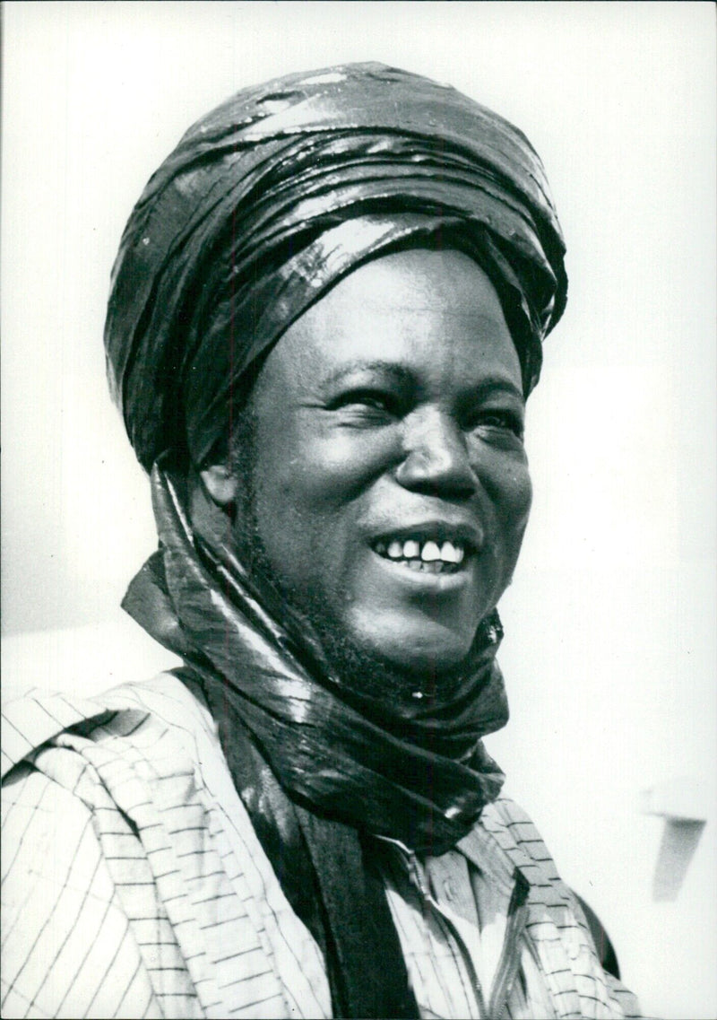 Nigerian Politicians: ALHAJI AHMADU. C.B.E OF SOKOTO THE SARDANA Prime Minister of the Northern Region of Nigeria. - Vintage Photograph