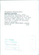 GONZALO AGUIRRE OPS - Vintage Photograph