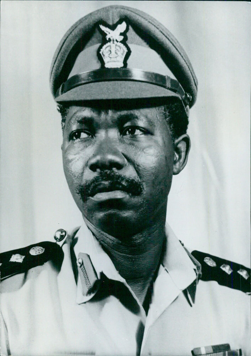 Ghana Politicians: Col. B.K. AHLIJAH Commissioner (Ministar) for Industries. - Vintage Photograph