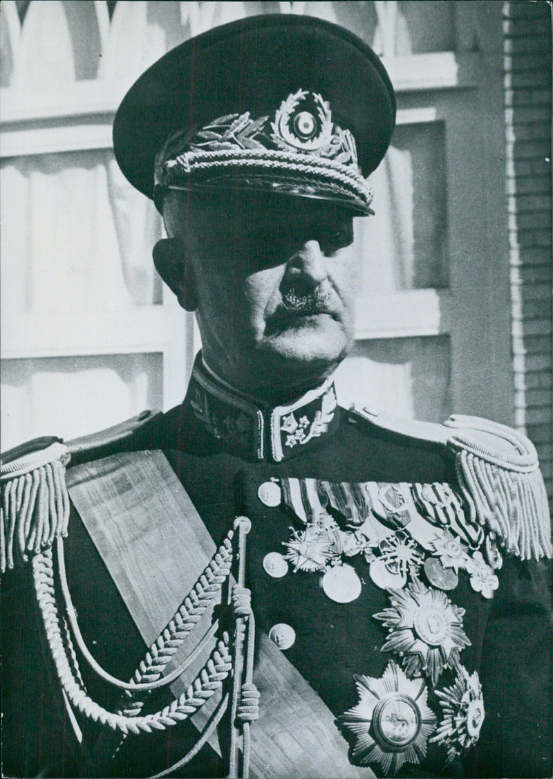 Persian Politicians: MAJOR GENERAL AMIR AHMADI - Vintage Photograph