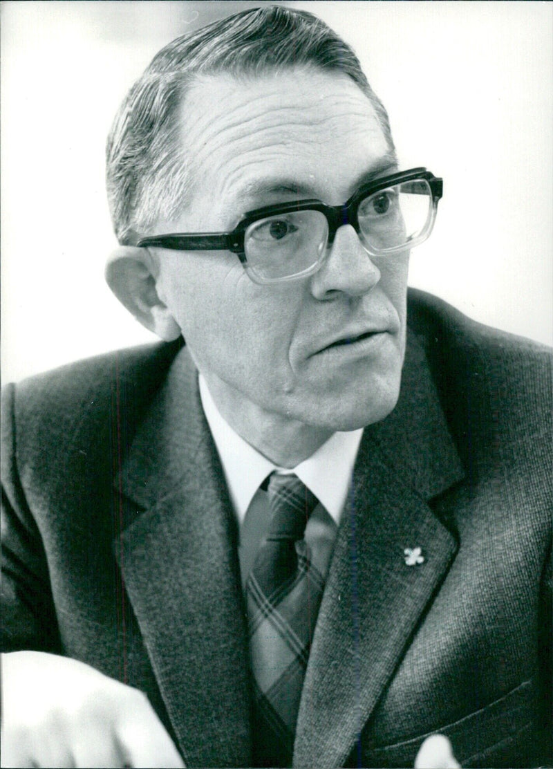 British Education Chiefs: JOHN BEVAN OPS - Vintage Photograph