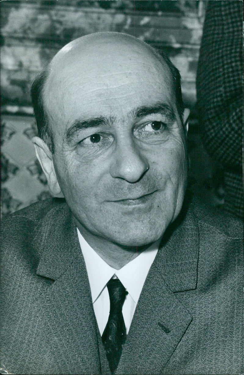 René BILLIERES, Vice-President of the Political Bureau of F.C.D.S. - Vintage Photograph