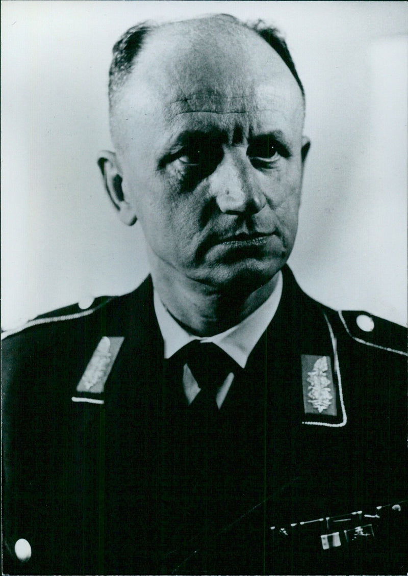 West German Service Chiefs: GENERAL DR. WILHELM ALBRECHT Inspector of the Federal Armed Forces Medical Services. - Vintage Photograph