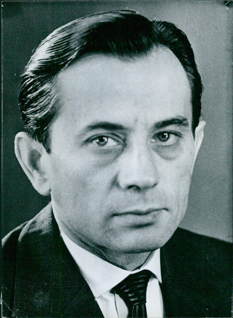 JERZY ALBRECHT, Poland's Minister of Finance and member of the Central Committee of the Polish United Workers' Party - Vintage Photograph