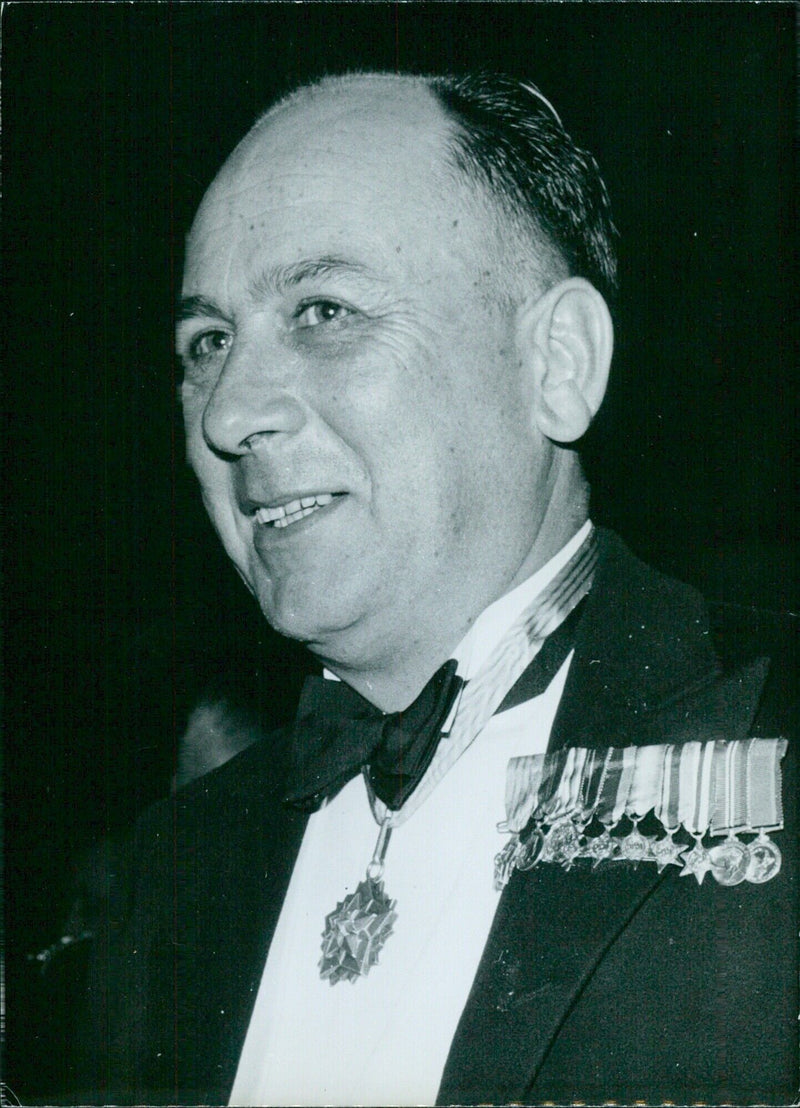 Rear-Admiral II.II. Biermann, Chief of Staff of the South African Navy - Vintage Photograph