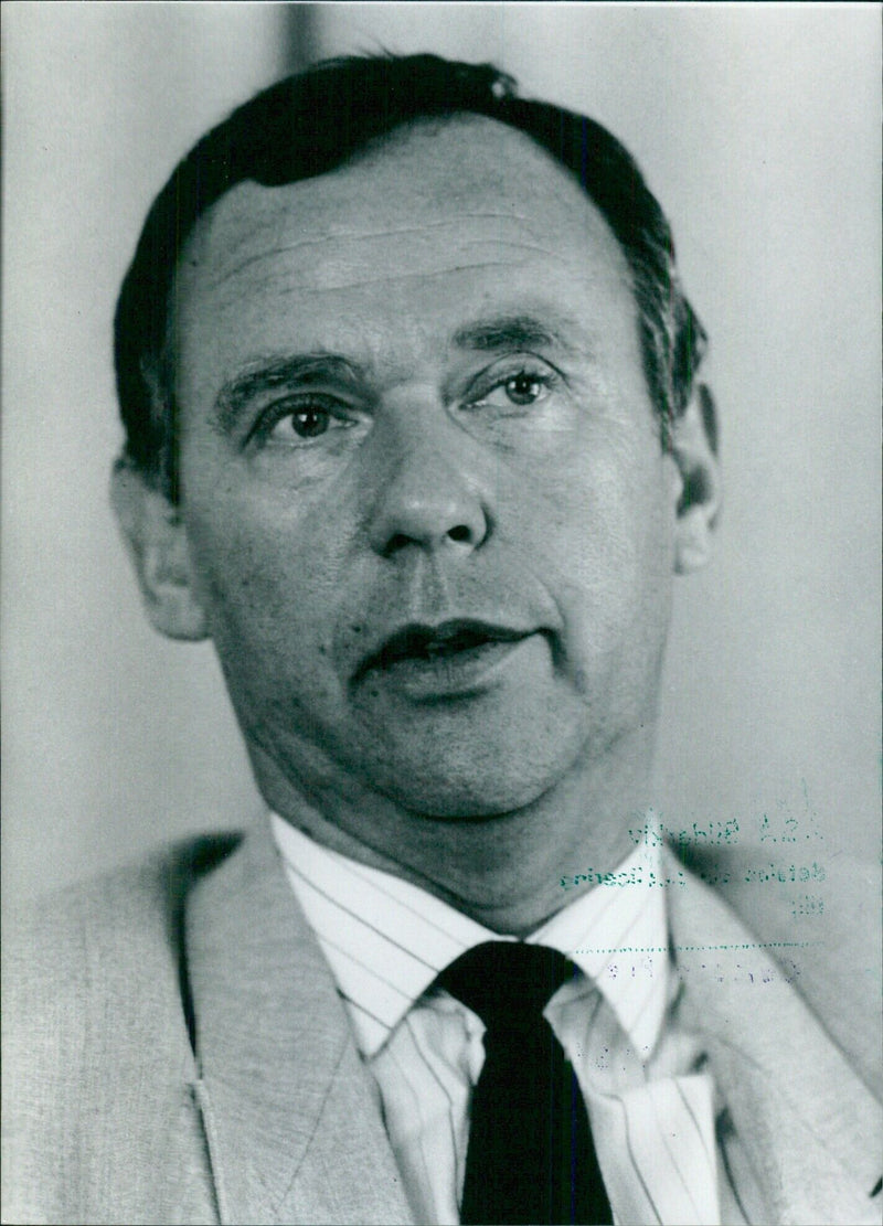 André Billardon, President of the Socialist Group in the French National Assembly - Vintage Photograph