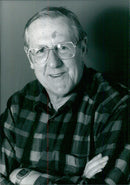 British Science Fiction Writer Brian Aldiss - Vintage Photograph