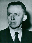 Bi West German Politicians; KARL BIELIG Social Democrat (SPD) Member of the Bonn Bundestag (Parliament). - Vintage Photograph