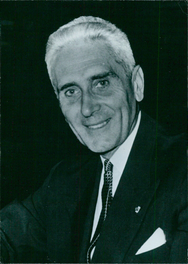 ARMAND BERARD, Ambassadeur de France en Italie depuis 1962 - Vintage Photograph