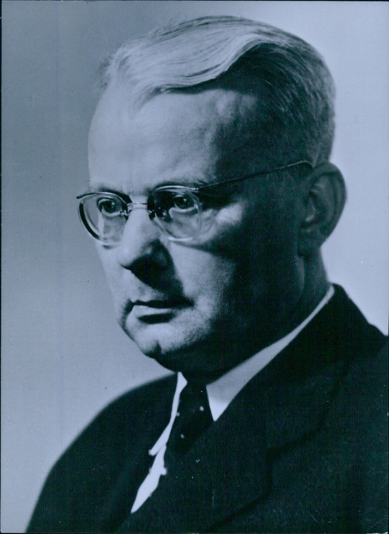 West German Politicians VICE-CHANCELLOR FRANZ BLUCHER Free Democrat Member of the Bonn Bundestag - Vintage Photograph