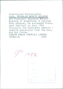 President Reynaldo Benito Bignone of Argentina - Vintage Photograph