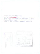 Trinidad politicians W. J. ALEXANDER Minister and Special Adviser to the Prime Minister - Vintage Photograph