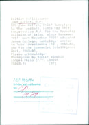 British Politician John Biffen - Vintage Photograph