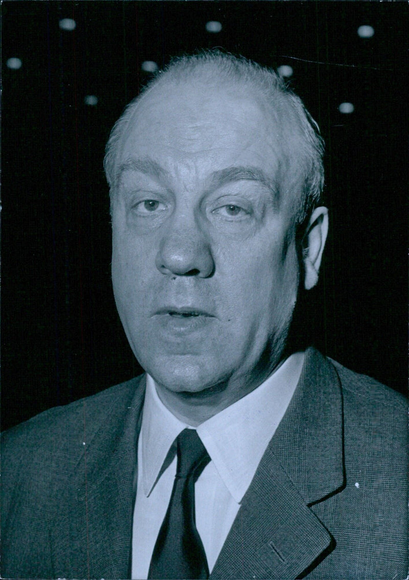 Dr. Kurt Birrenbach, Christian Democratic Union Member of the Bundestag and company director - Vintage Photograph