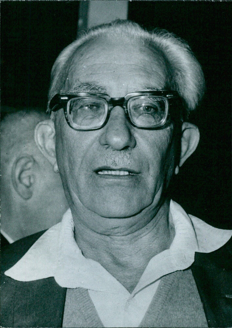 Mordechai Bentov, Member of Mapam Party and Minister of Housing - Vintage Photograph