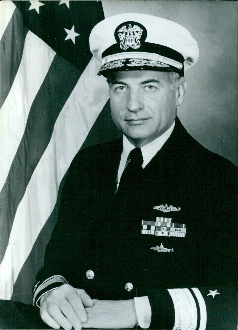 Rear-Adm. Hugh A. Benton, U.S. Navy - Vintage Photograph