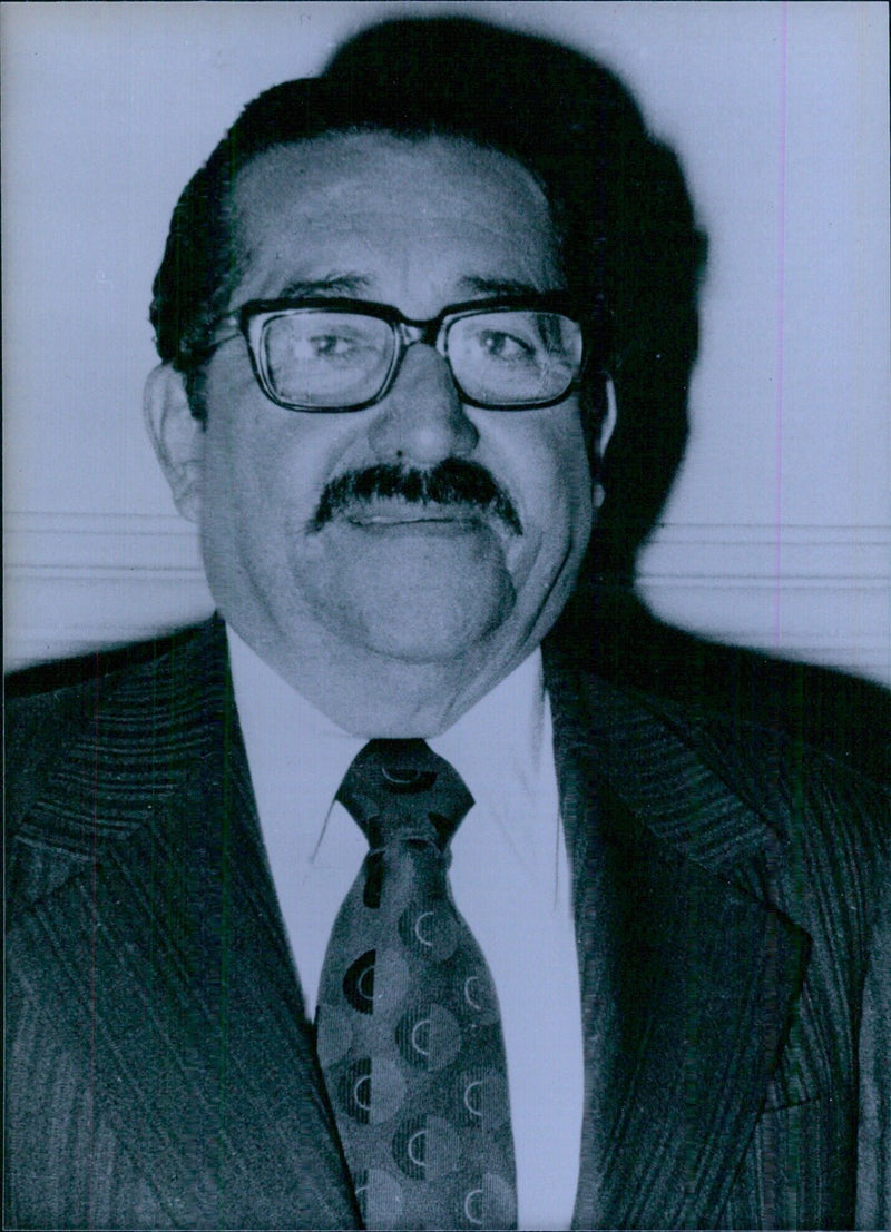 Rene Lopez Beltran, El Salvador's Minister of the Treasury - Vintage Photograph