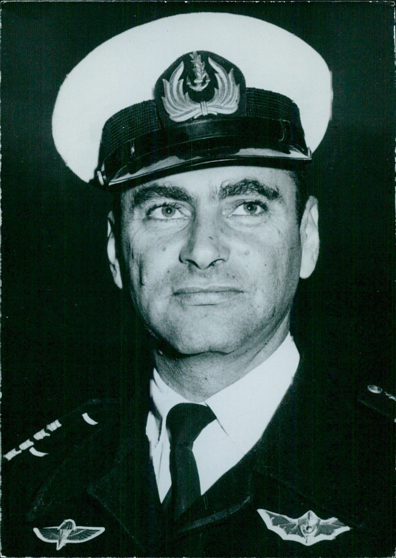 Israeli Service Chiefs: COMMODORE YOHAI BEN-NUN Commander of Israel1 Naval Forces. - Vintage Photograph