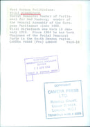 West German Politician Willi Birkelbach - Vintage Photograph