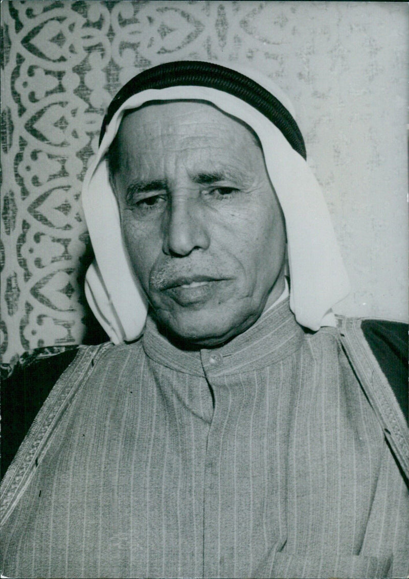 Kuwaiti Politicians: KHALID SALEH AL-GHUNIAM The Speaker of the National Assembly of Kuwait. - Vintage Photograph