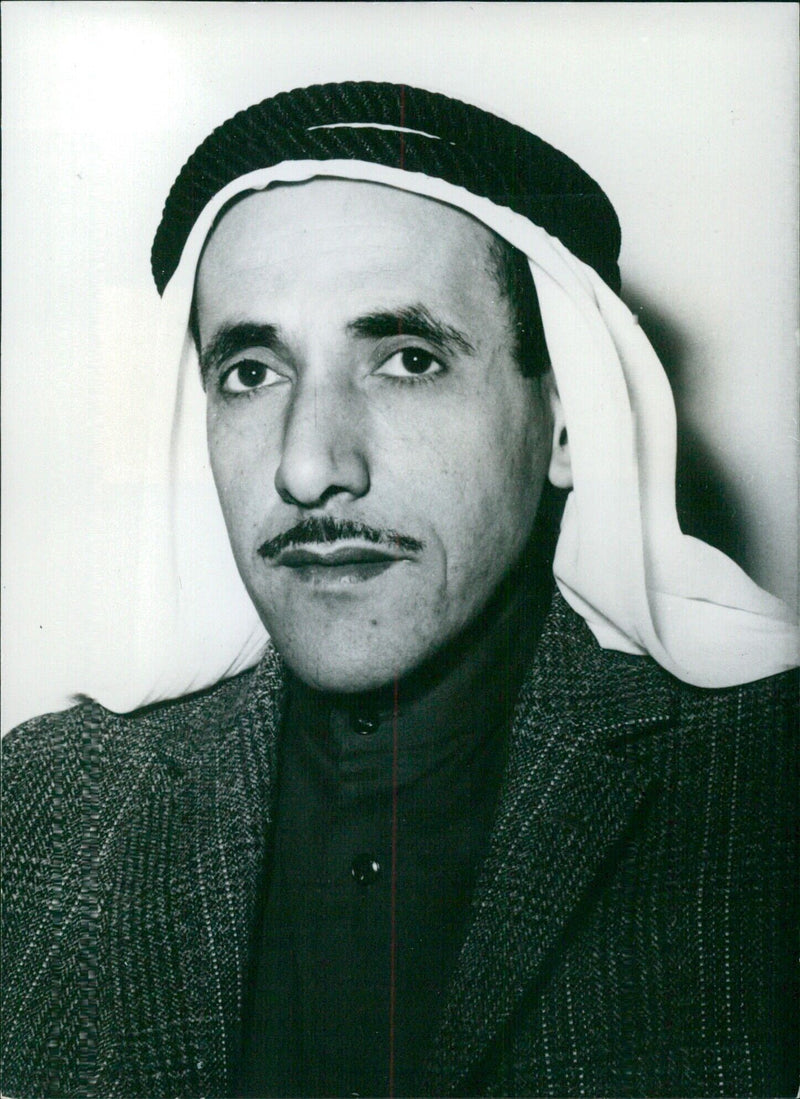 Kuwaiti Politicians: ABDUL-AZIZ IBRAHIM AL-FLAIJ Minister of Public Health - Vintage Photograph