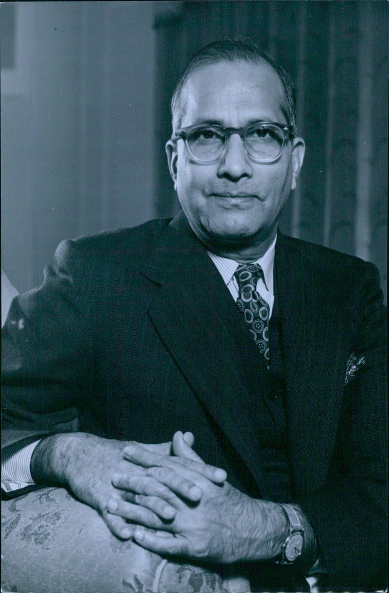 G.D. Birla, Indian industrialist - Vintage Photograph