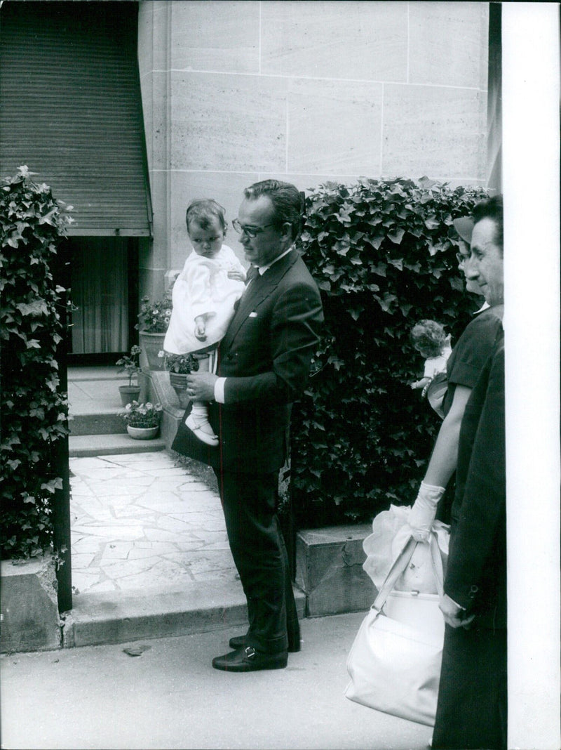 Prins Rainer at an exhibition in Brussels - Vintage Photograph