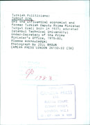 TURGUT OZAL OPS - Vintage Photograph