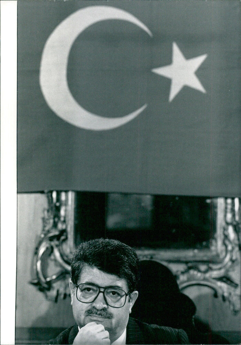 Turgut Ozal, Prime Minister of Turkey - Vintage Photograph