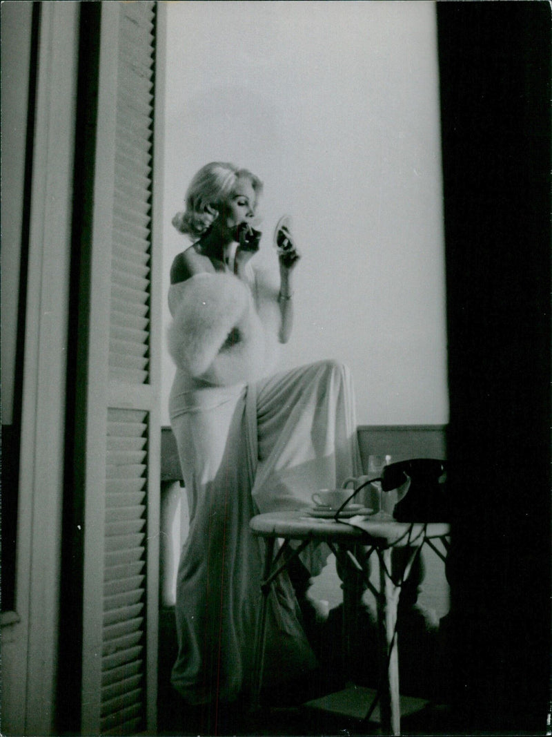 Carroll Baker is here - Vintage Photograph